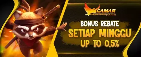 Bonus Reload Mingguan 50% promotion banner